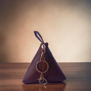 NOBLE CHERISH - Signature Triangle Keepsake Pouch in Golden Dune Keychain - set of 10