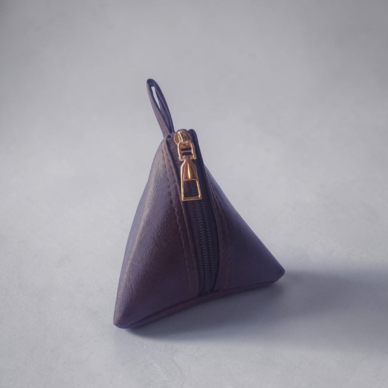 NOBLE CHERISH - Signature Triangle Keepsake Pouch in Velvet Taupe - set of 10