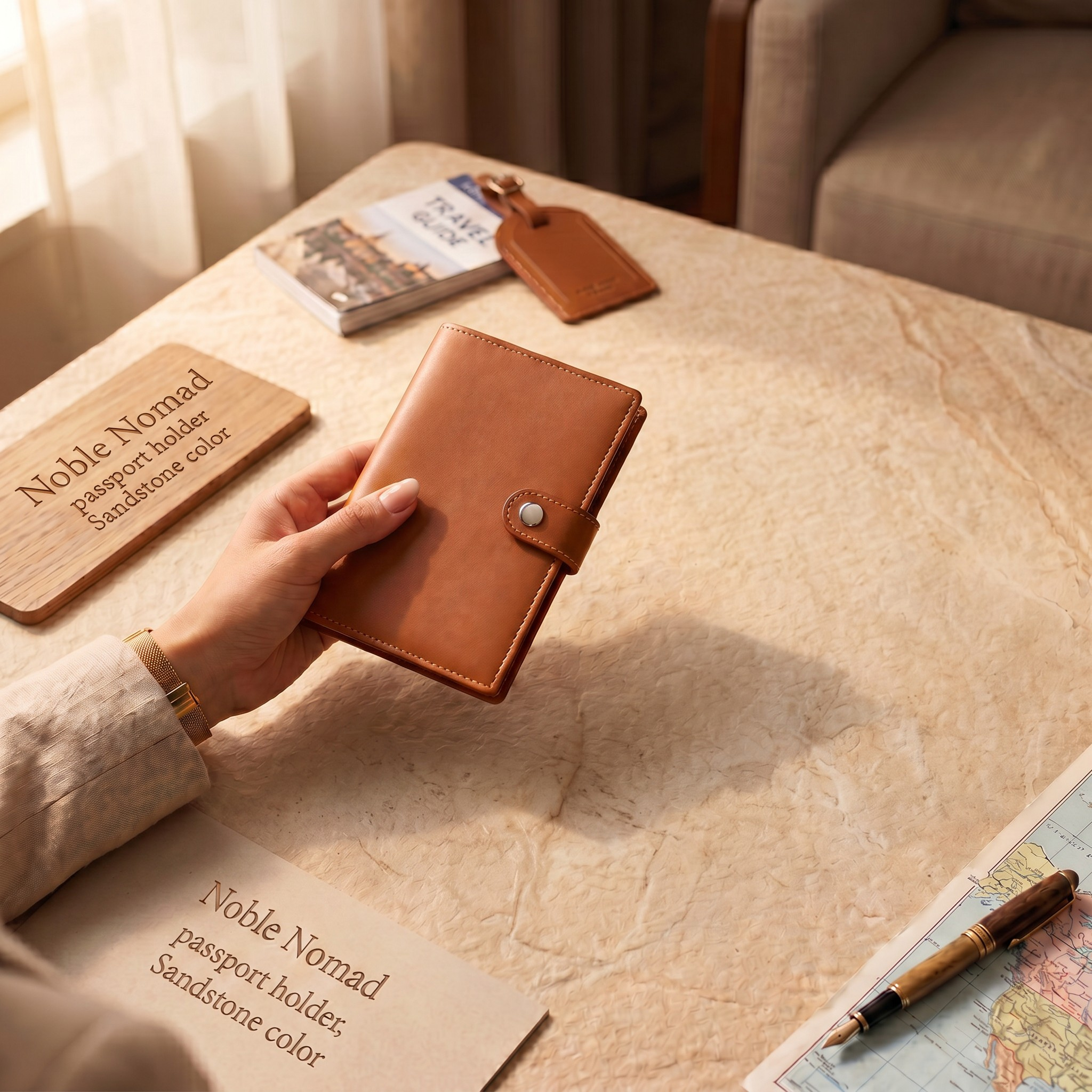 NOBLE - NOMAD The Traveller Pasport Holder NOBLE - NOMAD The Traveller Pasport Holder - Image 5