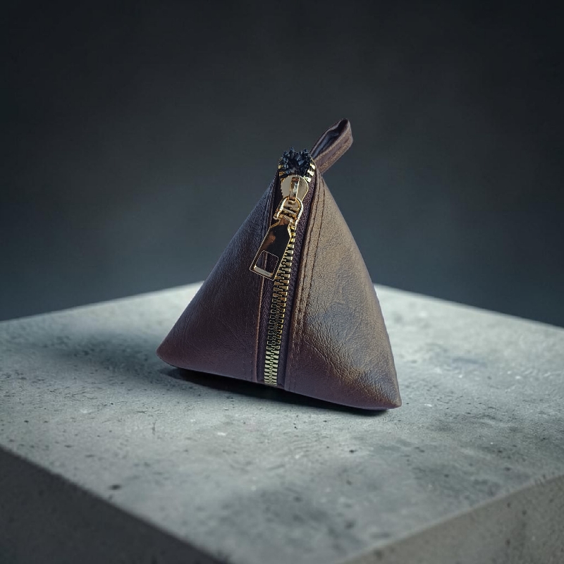 NOBLE — Cherish Gold Zipper | Premium Gold Tone Zipper Triangle Pouch NOBLE — Cherish Gold Zipper | Premium Gold Tone Zipper Triangle Pouch - Image 5