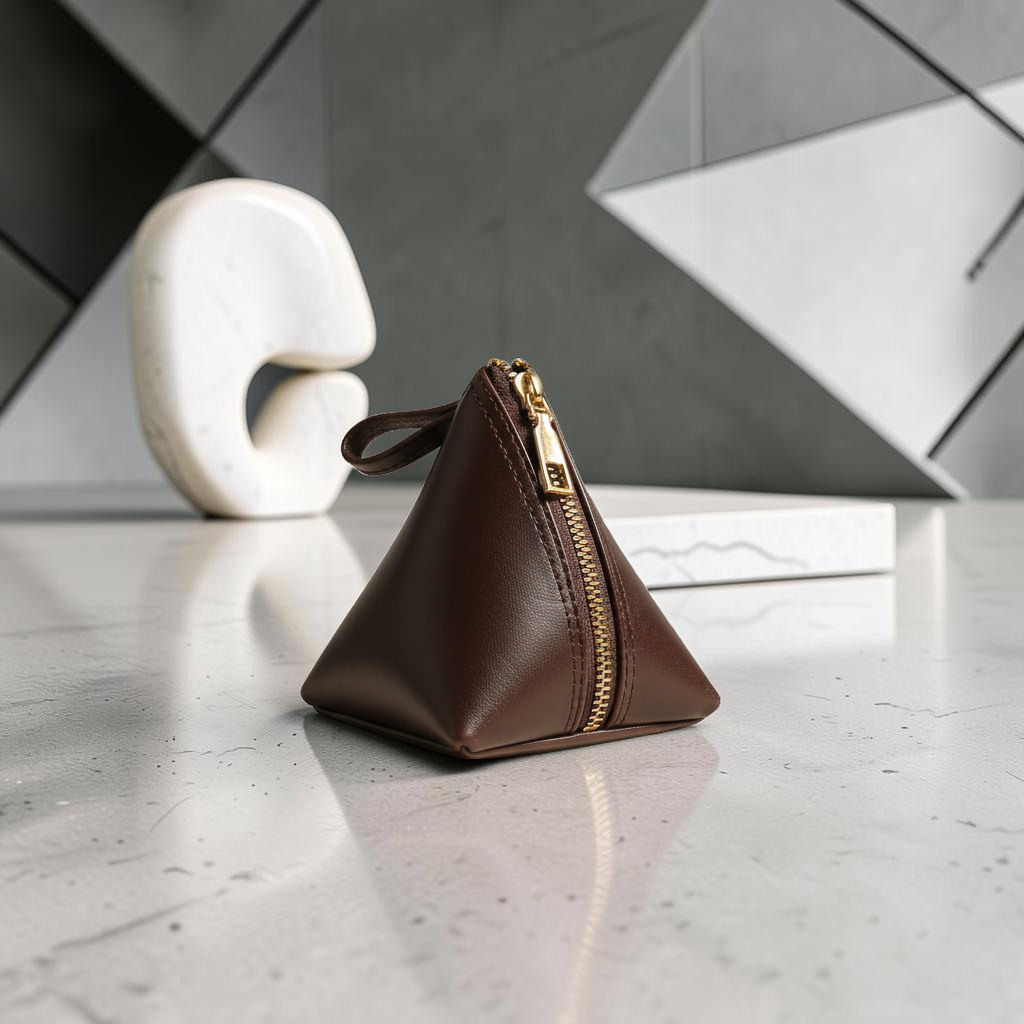 NOBLE — Cherish Gold Zipper | Premium Gold Tone Zipper Triangle Pouch NOBLE — Cherish Gold Zipper | Premium Gold Tone Zipper Triangle Pouch - Image 6