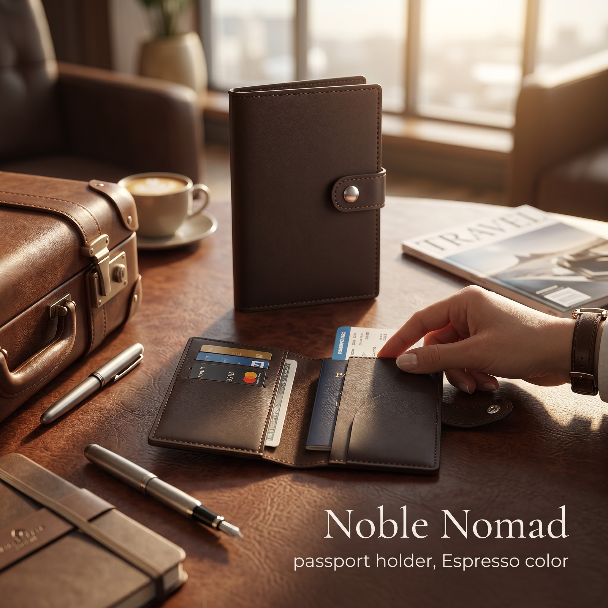 NOBLE - NOMAD The Traveller Pasport Holder NOBLE - NOMAD The Traveller Pasport Holder - Image 6