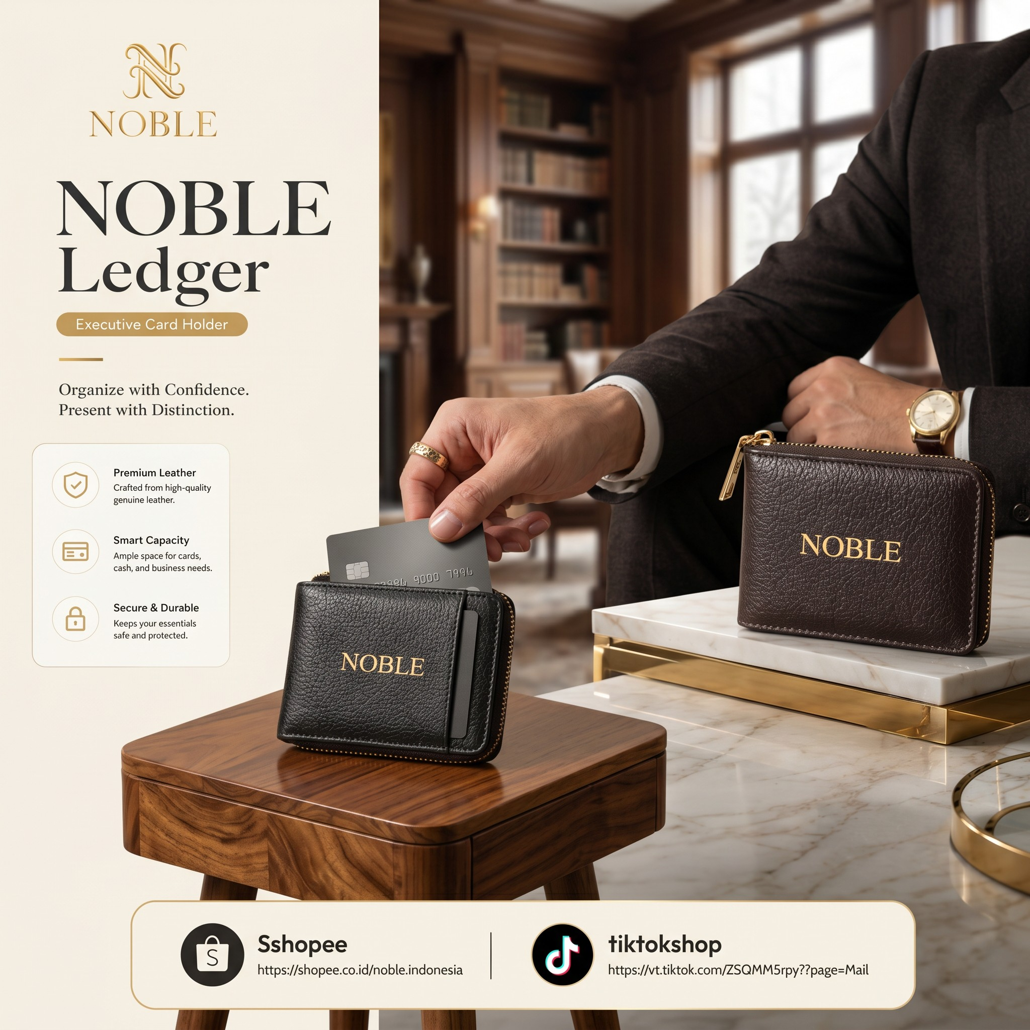 NOBLE - LEDGER Executive Card Holder NOBLE - LEDGER Executive Card Holder - Image 4